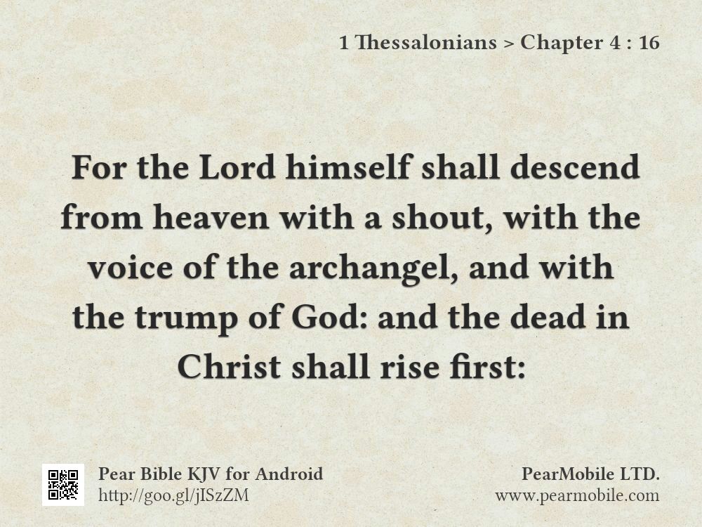 1 Thessalonians, Chapter 4:16